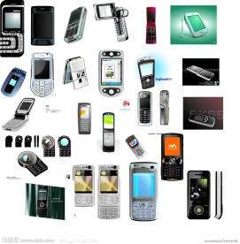 23款cdr格式的手机矢量素材