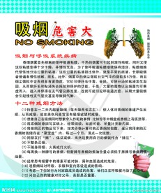 禁止吸烟海报