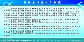 医院制度展板
