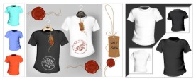T shirt矢量素材