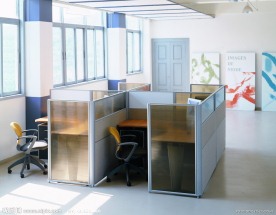 现代室内办公家具实景照片