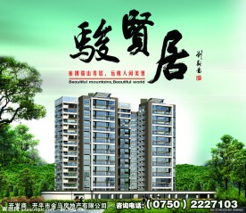 骏贤居房地产广告