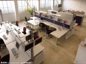 现代室内办公家具实景照片