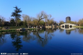 大明湖风光