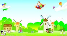 幼儿园背景图