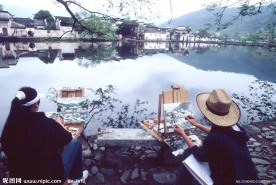 安徽黟县宏村风光