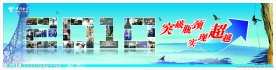 中国电信展板