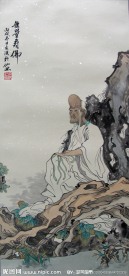 文波 罗汉图