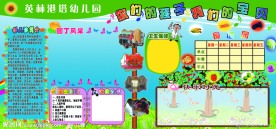 幼儿园宣传栏