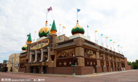 风景名胜 建筑景观 自然风景 旅游印记 米切尔 玉米宫殿