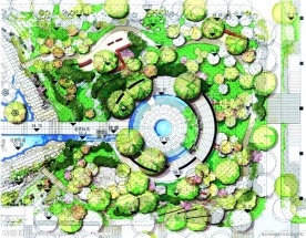 景观设计手绘效果图