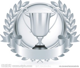 金银铜奖杯矢量