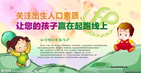 计划生育宣传展板