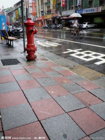 台北商业街 台湾风景 商业街一角