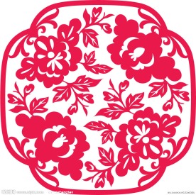 剪纸花纹