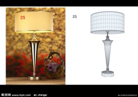 精致酒店家具新古典系列精美灯饰装饰台灯