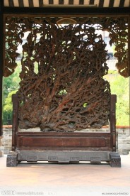 佛山梁园 木雕屏风