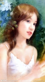 画集 动漫 手绘 美女