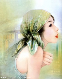 画集 动漫 手绘 美女