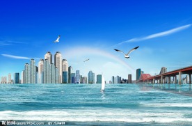 韩国风光PSd素材