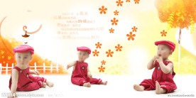 清爽儿童模版