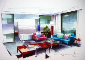 室内设计手绘效果图