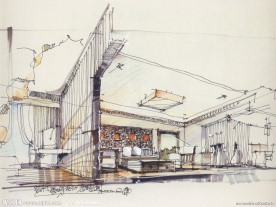 室内设计手绘效果图