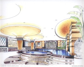 室内设计手绘效果图