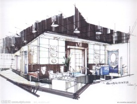 室内设计手绘效果图