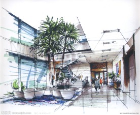 室内设计手绘效果图