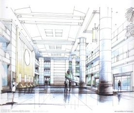 室内设计手绘效果图