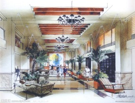 室内设计手绘效果图