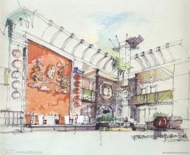 室内设计手绘效果图