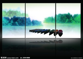 无框画设计