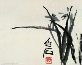 国画兰花