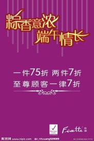粽香意浓端午情长模板