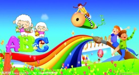 幼儿园宣传画