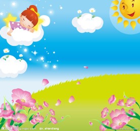 儿童写真卡通背景