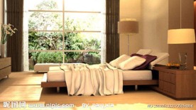 舒适梦境之自然卧室场景