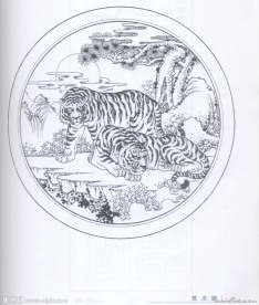 双虎图
