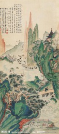 清 陆恢 蓬莱宫阙图