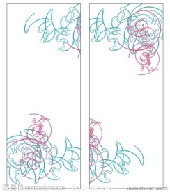抽象 曲线 花纹 水影花开