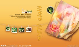 花草相册封面设计
