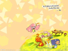 米亚米拉趣味漫画壁纸