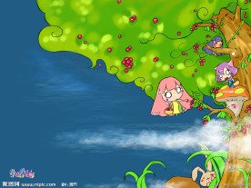 米亚米拉趣味漫画壁纸