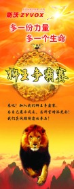 斯沃狮王争霸易拉宝