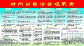 新闻部目标管理制度