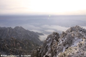 冬之黄山 群山