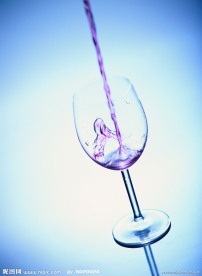 一只高脚杯