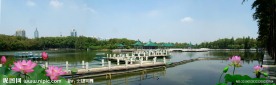 武汉东湖内湖景色